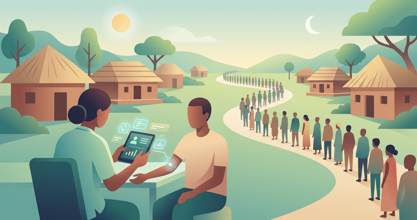 What happens when a village has one nurse for 5,000 people?